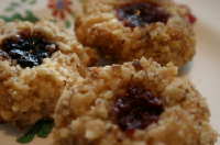 Jam Filled Thumbprint Cookies Picture taken byMMBR 2008 Copyright. All rights reserved.