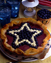 Red White Blueberry Cheesecake