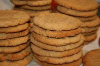 Pressed Peanut Butter Cookies